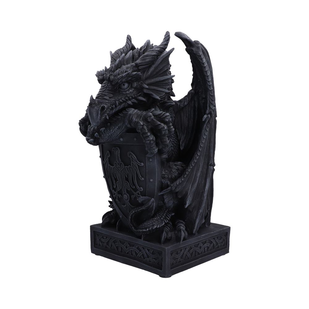 Ironshield Guardian Dragon Figurine