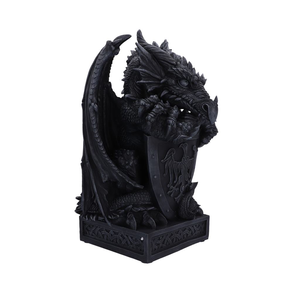 Ironshield Guardian Dragon Figurine