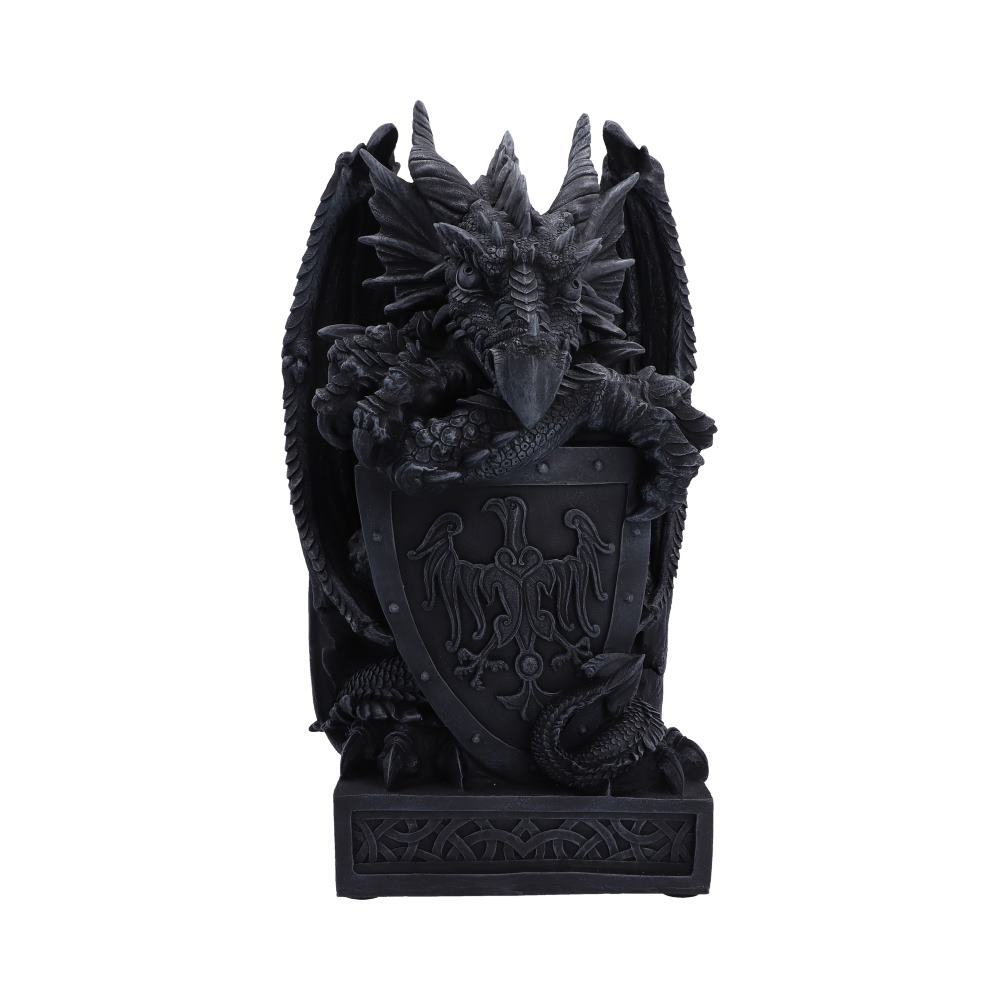 Ironshield Guardian Dragon Figurine