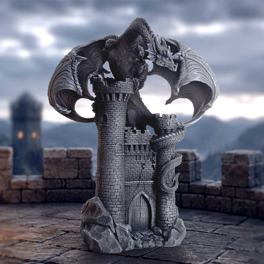 Darkwing Citadel Dragon Castle Sculpture