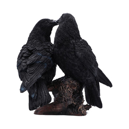 The Midnight Kiss Raven Figurine