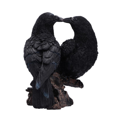 The Midnight Kiss Raven Figurine