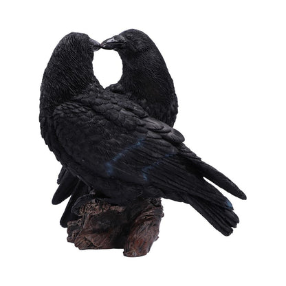 The Midnight Kiss Raven Figurine