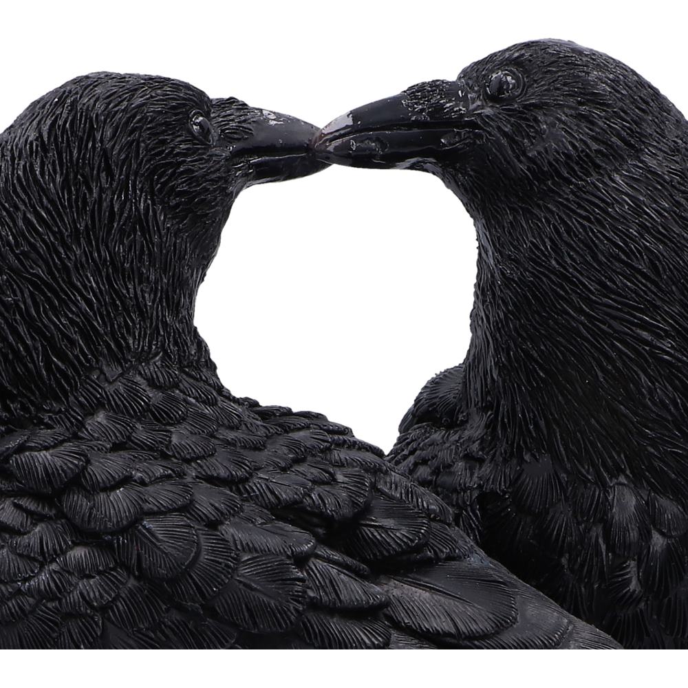 The Midnight Kiss Raven Figurine
