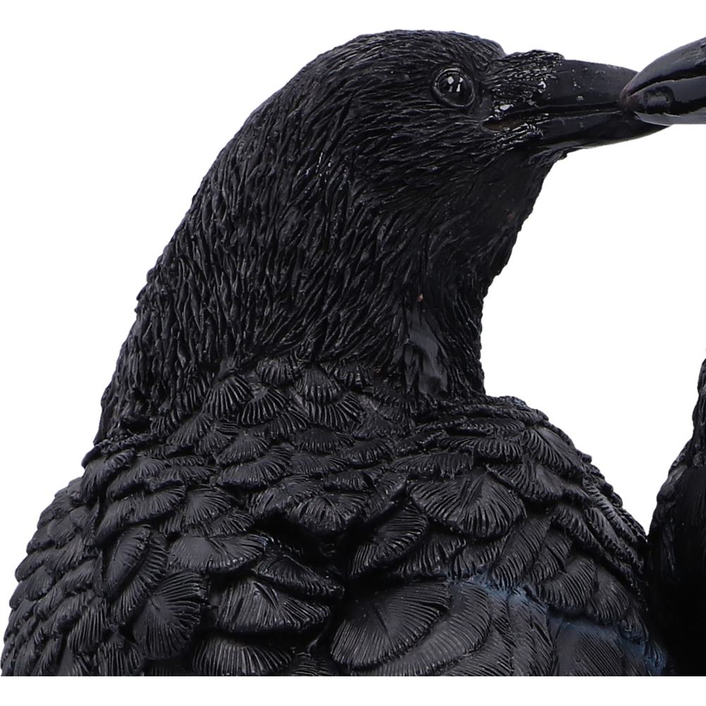 The Midnight Kiss Raven Figurine