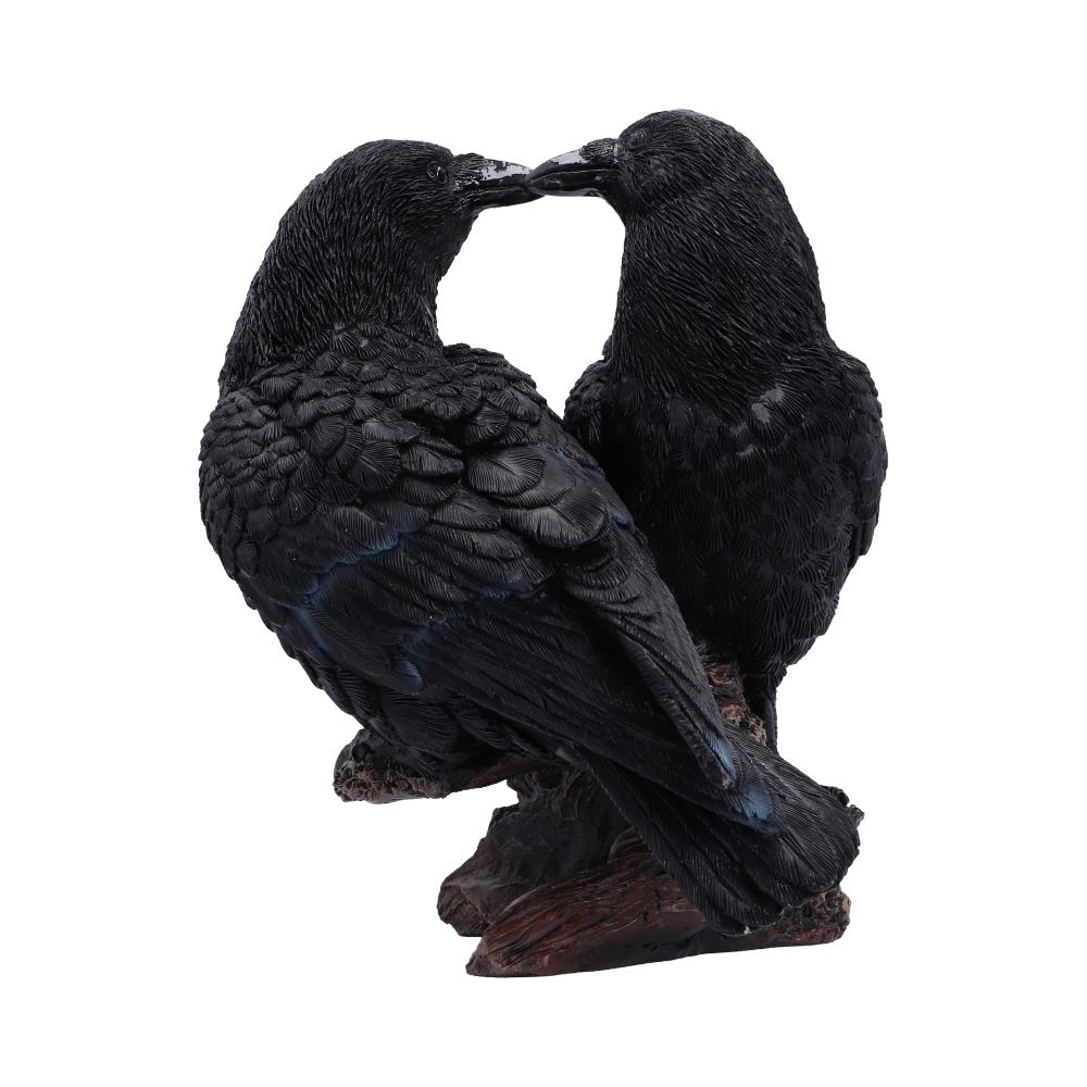 The Midnight Kiss Raven Figurine