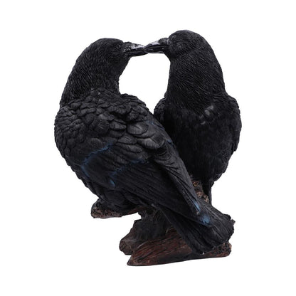 The Midnight Kiss Raven Figurine