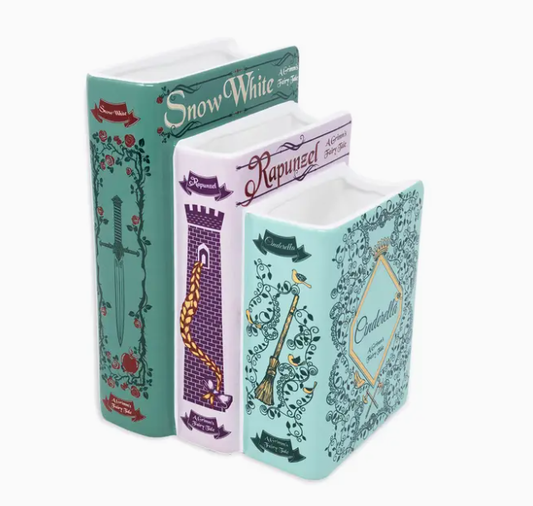 Triple Book Vase - Grimm's Fairy Tales