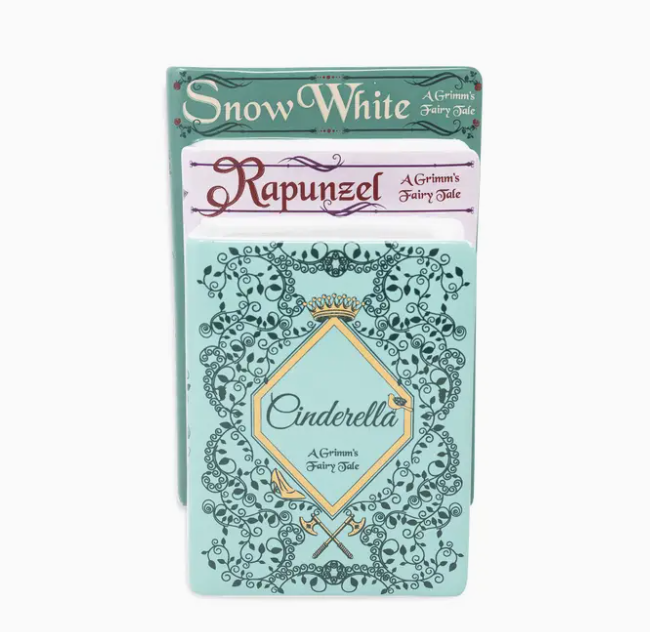 Triple Book Vase - Grimm's Fairy Tales