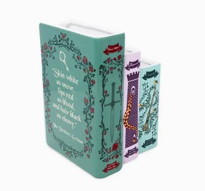 Triple Book Vase - Grimm's Fairy Tales