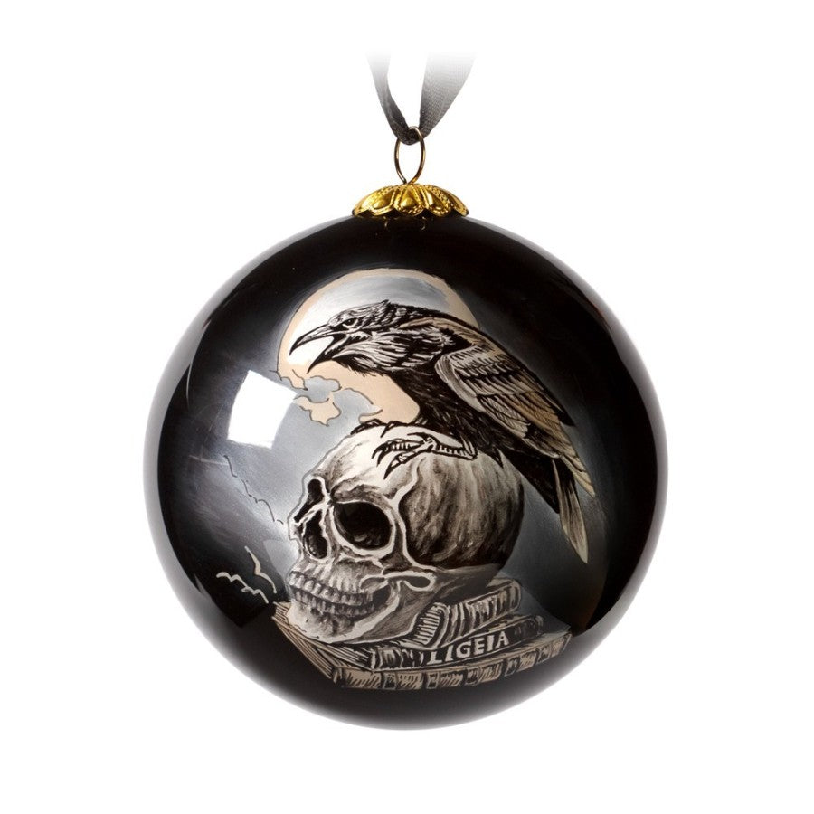 Poe's Raven (Hand Painted Bauble)