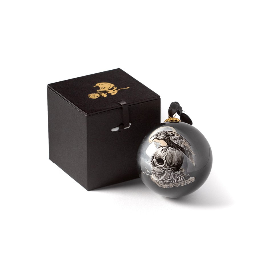 Poe's Raven (Hand Painted Bauble)