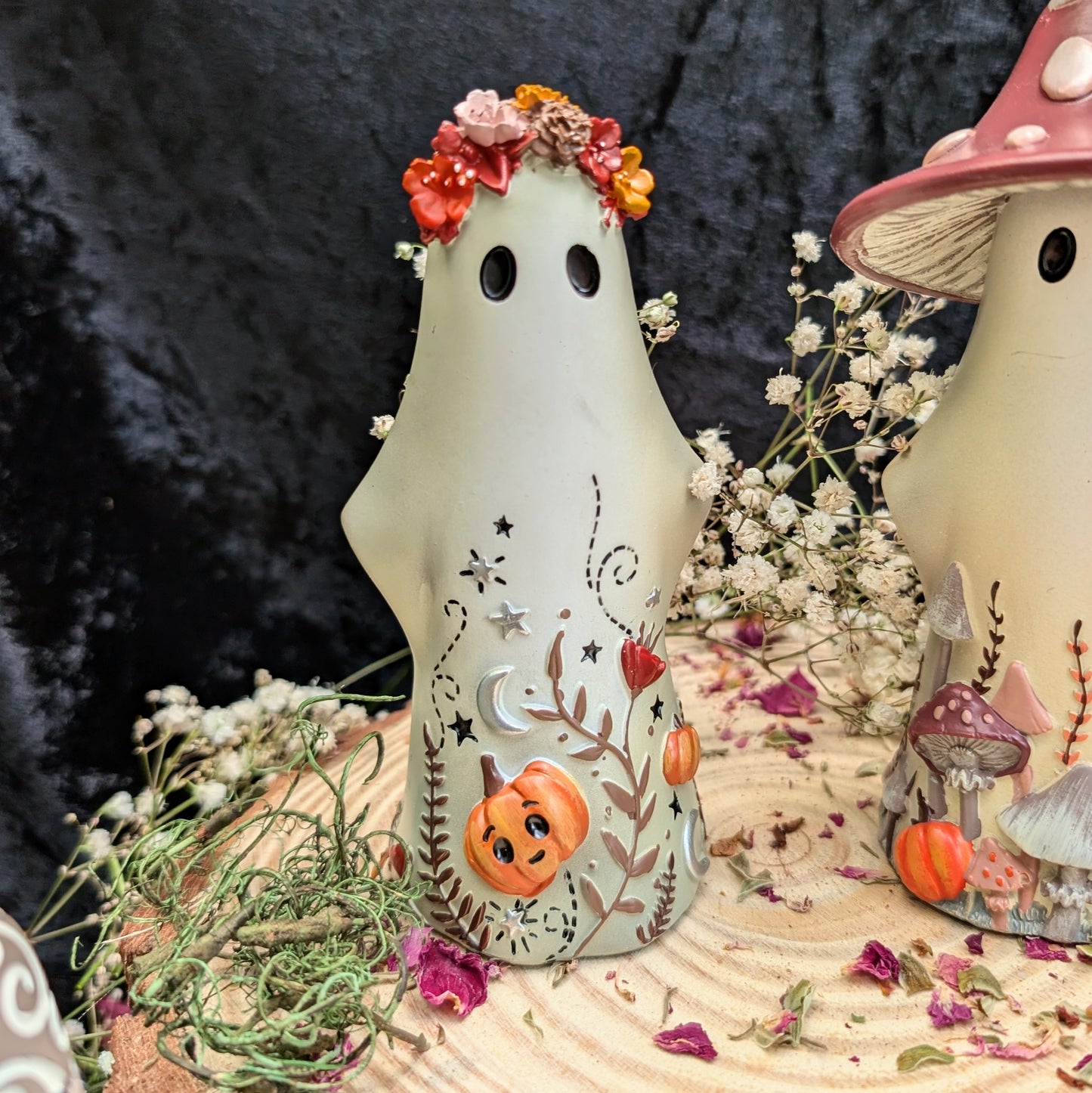Boo-Who Ghost Figurines - Set of 6
