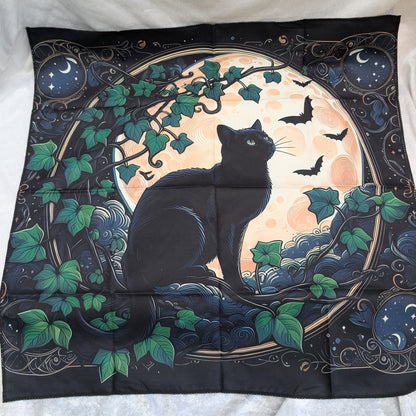 Moon Cat Altar Cloth