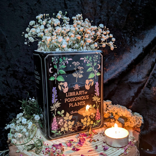 Poisonous Plants Book Shaped Vase