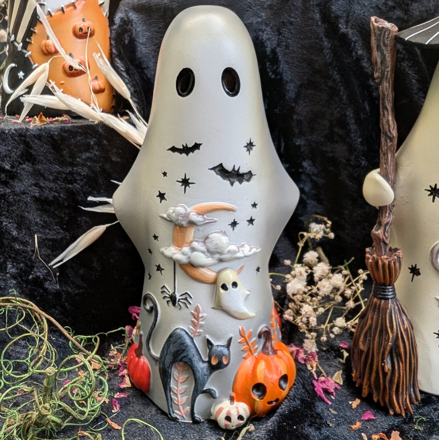 Boo-Who Ghost Figurines - Set of 6