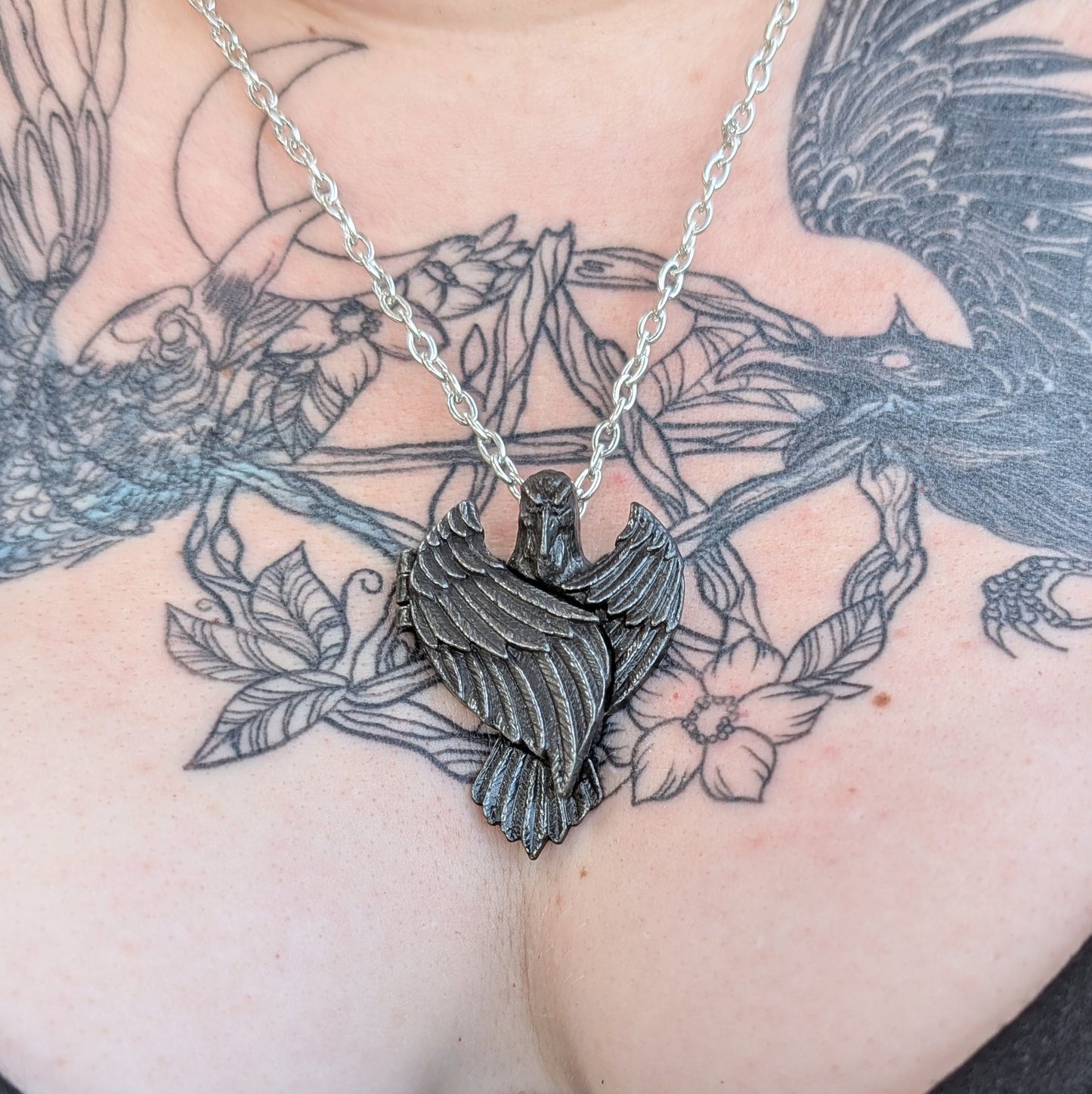 The Augurium Raven Locket