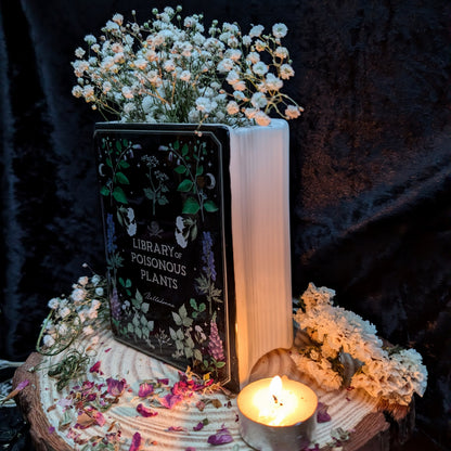 Poisonous Plants Book Shaped Vase