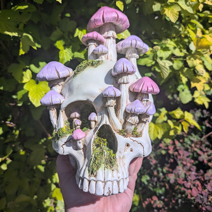 Sporebound Skull Figurine