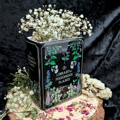Poisonous Plants Book Shaped Vase