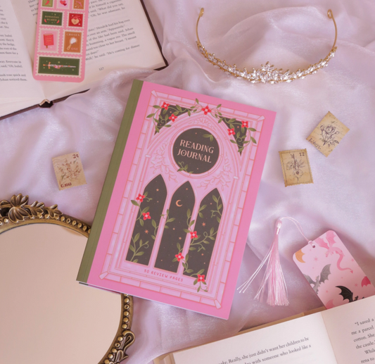 Romantasy Reading Journal – 50 Book Review Notebook
