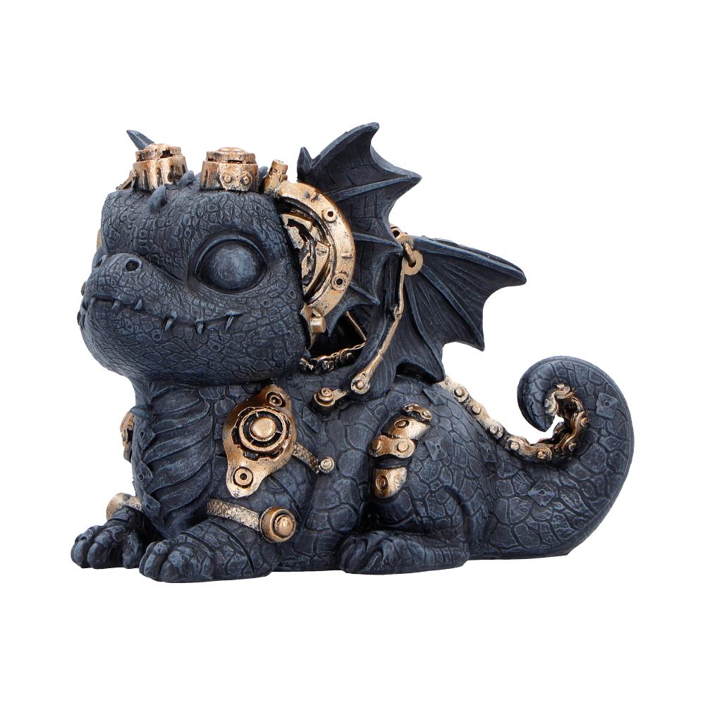 Gearling Black Steampunk Dragon
