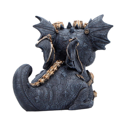 Gearling Black Steampunk Dragon
