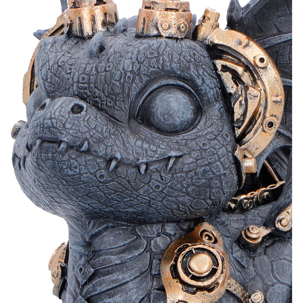 Gearling Black Steampunk Dragon