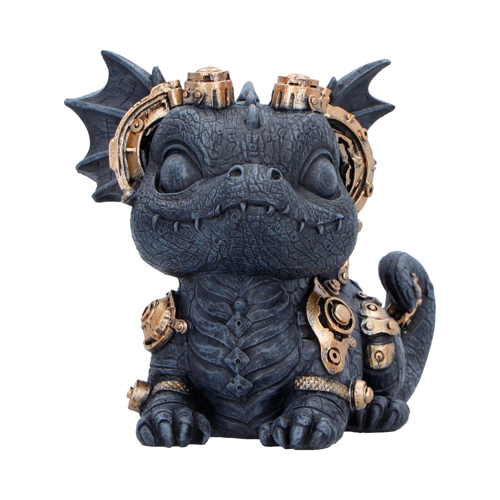 Gearling Black Steampunk Dragon