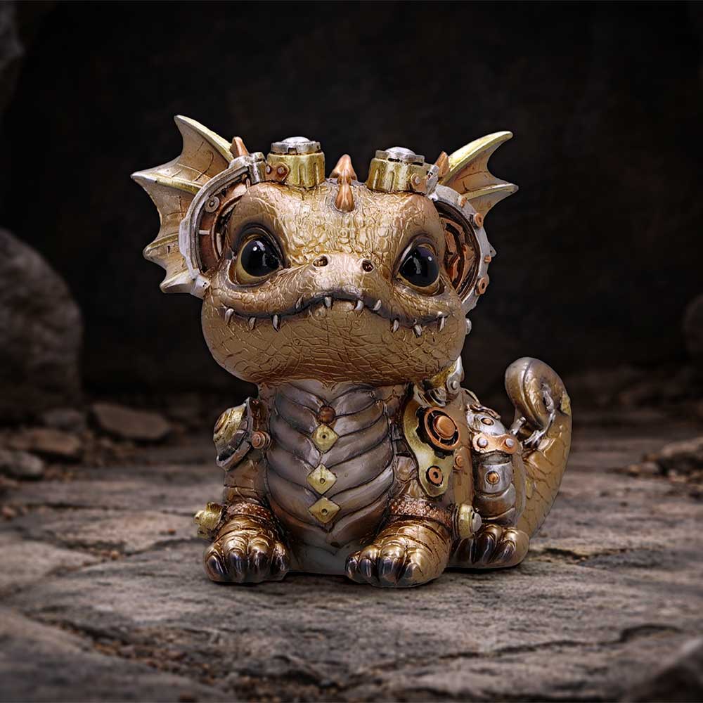 Gearling Gold Steampunk Dragon