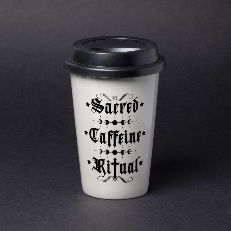 Sacred Caffeine Ritual Travel Mug
