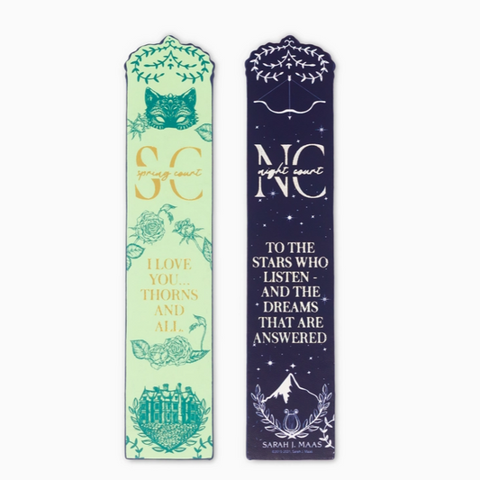 Spring Court/Night Court Faux Leather Bookmark