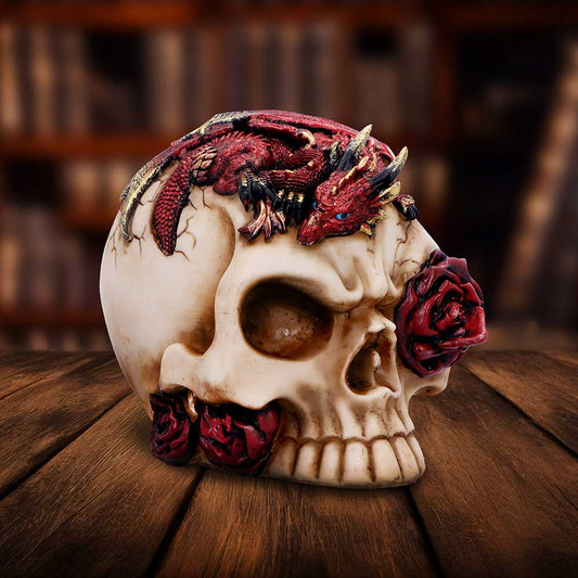 Rose Flame Skull