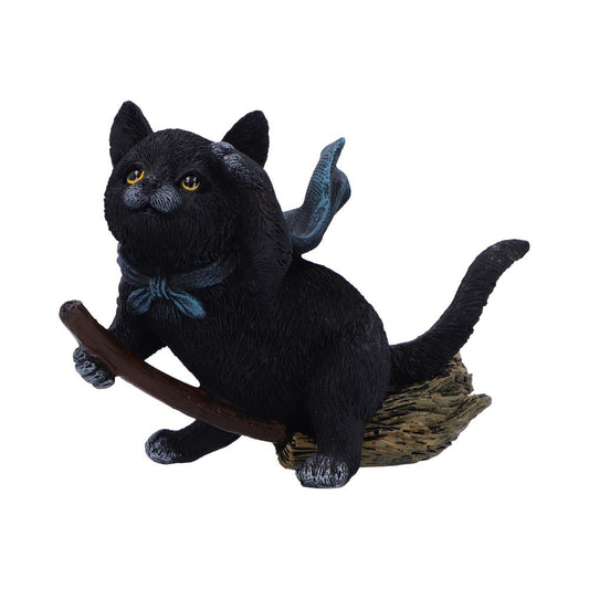Familiar Flight Witch Cat Figurine