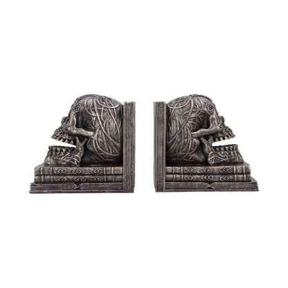 Celtic Tale Skull Bookends