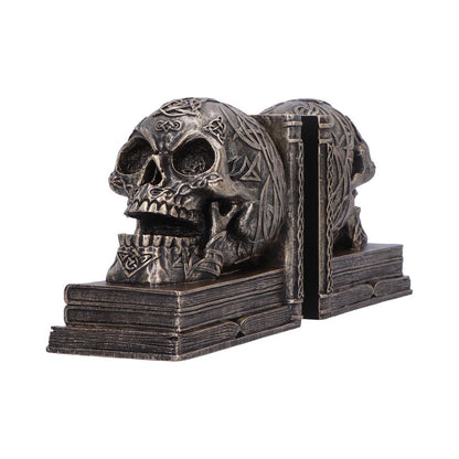 Celtic Tale Skull Bookends