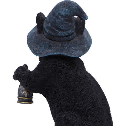 Familiar's Lantern Witch Cat Figurine