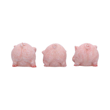 Three Wise Playful Pigs