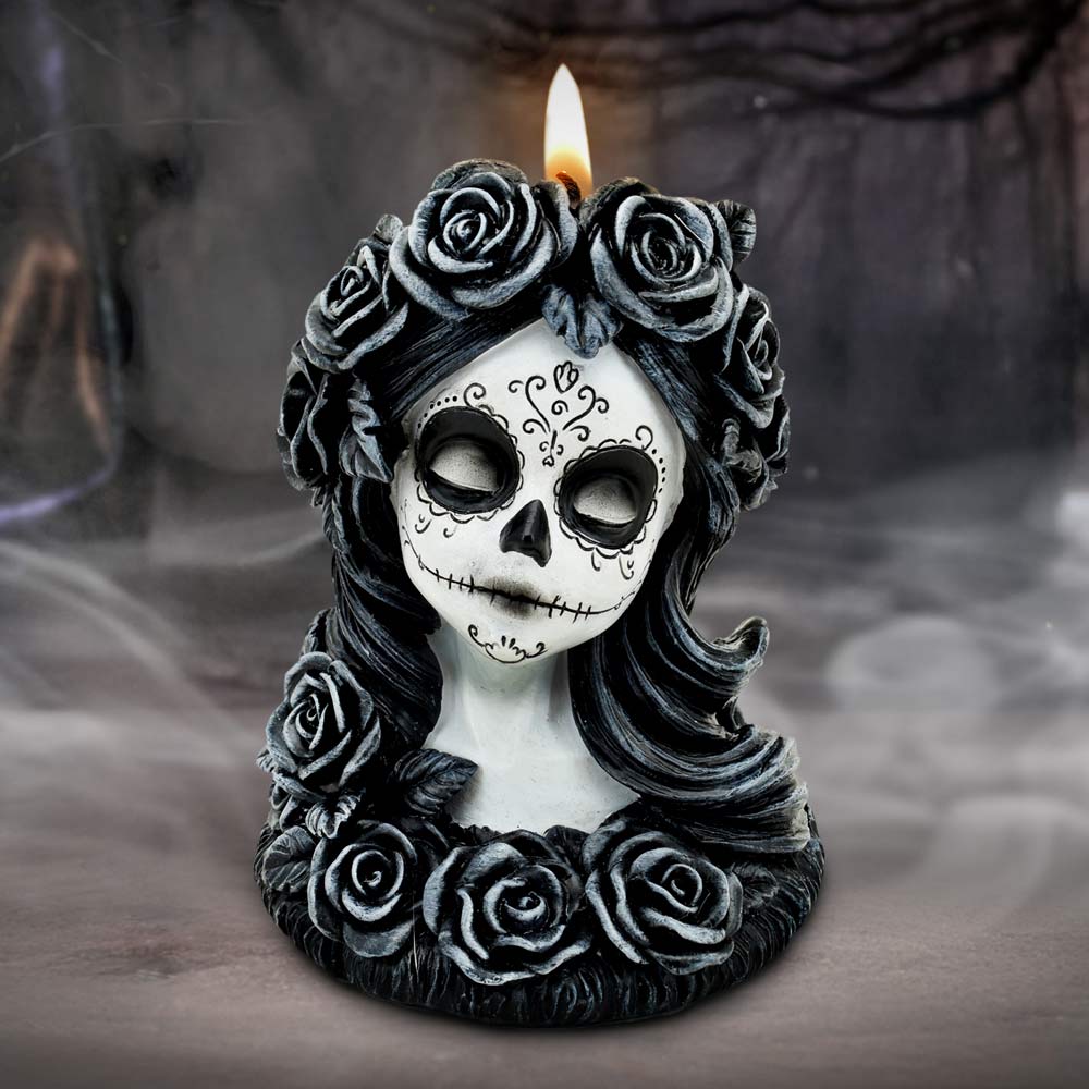 Flor de Muerte Tea Light Holder