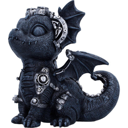 Coglet Black Steampunk Dragon