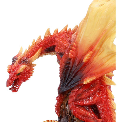 Vermilion Inferno Dragon Figurine