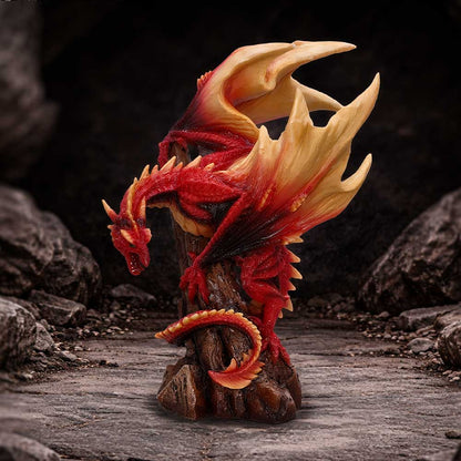 Vermilion Inferno Dragon Figurine