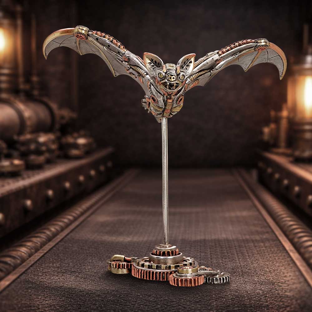 Nocturne Machina Steampunk Bat Figurine