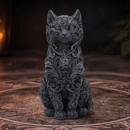 Hexbound Familiar Black Cat Figurine