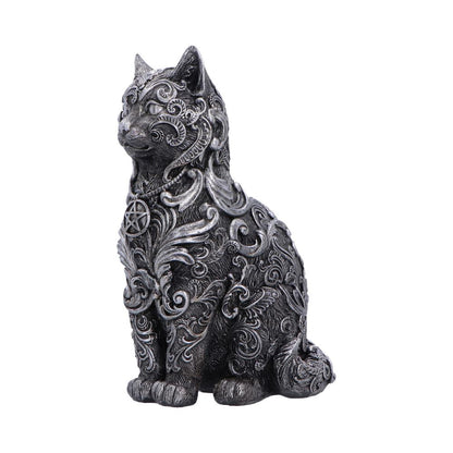 Hexbound Familiar Silver Cat Figurine