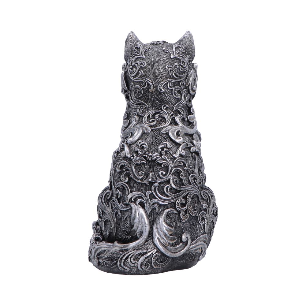 Hexbound Familiar Silver Cat Figurine