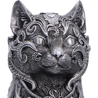 Hexbound Familiar Silver Cat Figurine