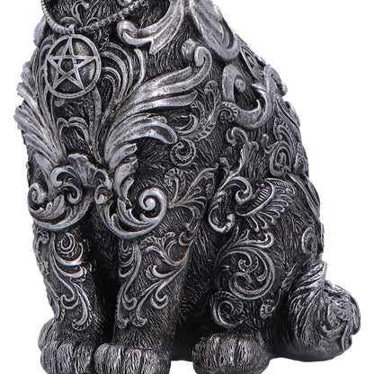 Hexbound Familiar Silver Cat Figurine
