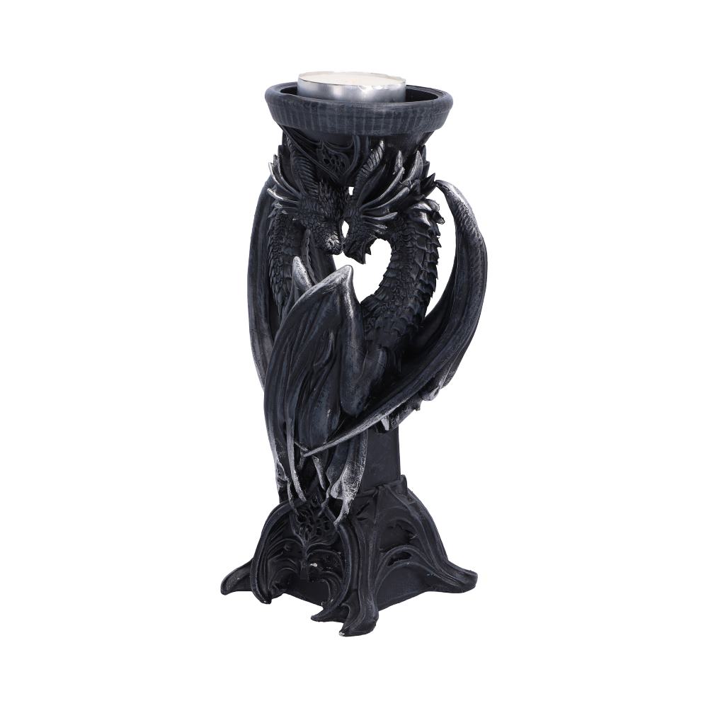 Dark Heart Dragon Candle Holder
