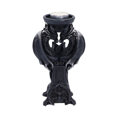 Dark Heart Dragon Candle Holder